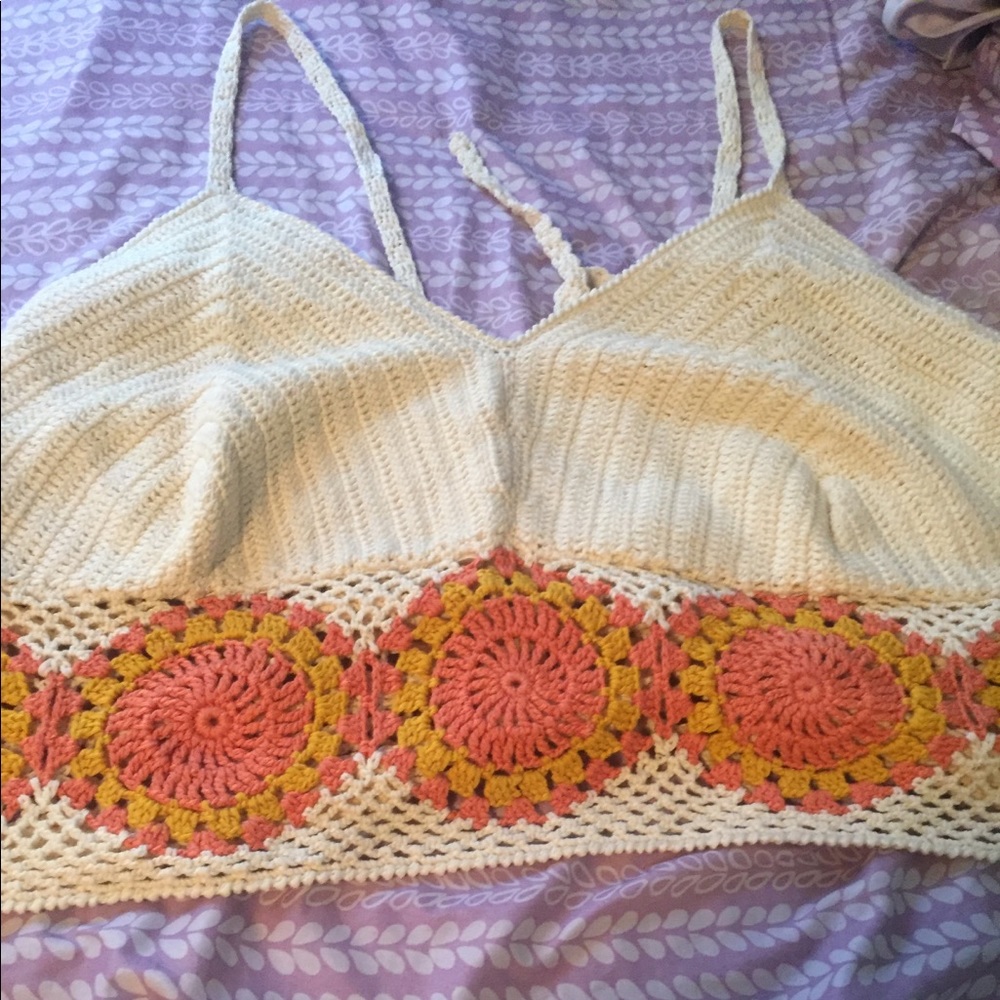 Never before worn Knit crop top